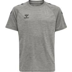 T-skjorter Hummel Kid's Core XK Poly SS T-shirt - Grey Melange (212644-2006)