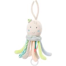 Fehn Spieluhren Fehn 054033 Octopus Music Box Cuddly Toy & Sleep Aid: Wind-up Music Box with Gentle Melody"Brahm's Lullaby" Soothes in Any Situation for Babies and Toddlers from 0 Months