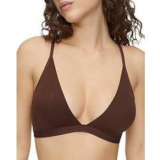 Calvin Klein Form to Body Natural Lightly Lined Triangle Bralette - Umber