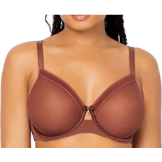 Curvy Couture All You Mesh Bra - Chocolate