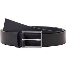 Herre - Skinn Belte Calvin Klein Leather Belt - Black