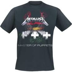 Metallica Men's Master of Puppets Photo_Men_BL_TS:2XL Regular Fit Crew Neck Short Sleeve T Shirt, (Black Black) (Manufacturer Size:XX-Large)