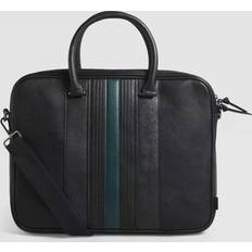 Ted Baker Handbags Ted Baker Striped PU Document Bag BLACK ONE SIZE