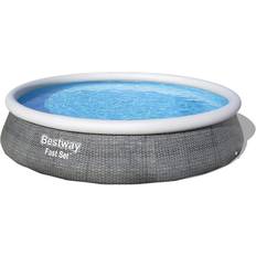 Bestway Inflatable Pools Bestway 13''x 33'' Rattan Fast Set Pool Set