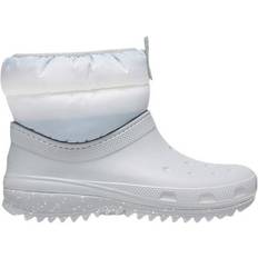 Crocs Stiefel & Boots Crocs Classic Neo Puff Shorty - Light Grey/White