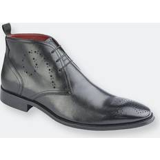 Herre Chukka boots Roamers Mens Leather Chukka Boots (10 UK) (Black)