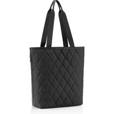 Reisenthel Tragetaschen Reisenthel Unisex Adults’ Classic Shopper M Black Shopping Bag, Rhombus Noir, Medium