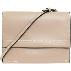 Proenza Schouler Accordion Flap Leather Crossbody Bag Clay one-size