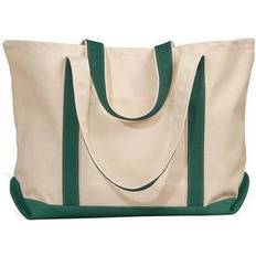 Green Fabric Tote Bags Carmel Canvas Tote