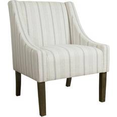 Benjara Fabric Upholstered Lounge Chair 35.2"