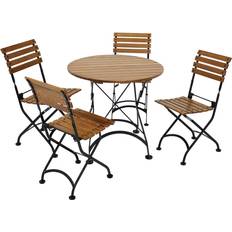 Sunnydaze European Bistro Set, 1 Table incl. 4 Chairs