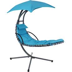 Sunnydaze Patio Chairs Sunnydaze Floating Chaise with Umbrella Lounge Chair