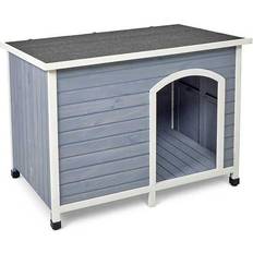 Midwest Dogs Pets Midwest Eilio Wood Doghouse L