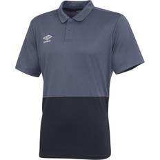 Umbro Mens Polyester Polo Shirt (Carbon Grey/Black)