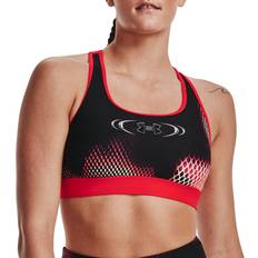 Trainingsbekleidung BHs Under Armour Heatgear Padless Top Support Red,Black