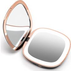 Makeup Mirrors Fancii Mila Rechargeable Compact Mirror with Light Female