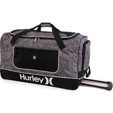 Gray Duffel Bags & Sport Bags Hurley Rolling Duffel, Grey Tweed