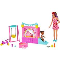 Barbie skipper babysitters playset and doll with skipper doll Barbie Skipper Babysitters Inc. Bounce House Playset