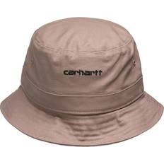 Damen - Gelb Hüte Carhartt WIP Script Bucket Hat - Earthy Pink & Black