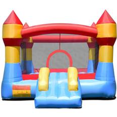 Jumping Toys Costway Inflatable Bounce House Castle Jumper without Blower