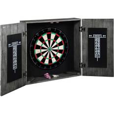 Blue Wave Drifter Solid Wood Dartboard and Cabinet Set