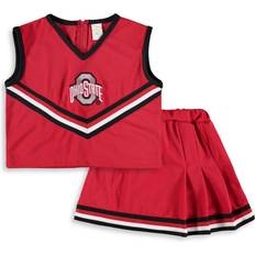 Knitted Vests Children's Clothing Girls Youth Scarlet Ohio State Buckeyes 2-Piece Cheer Set Scarlet