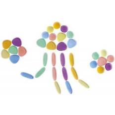 Plastic Stacking Toys Rainbow Pebbles 18M