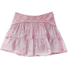 Chloé Silk-Blend Skirt - Pink