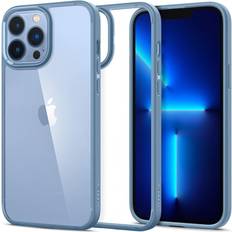 Mobile Phone Accessories Spigen Ultra Hybrid [Air Cushion Technology] [Military Grade Shockproof] Case Compatible with iPhone 13 Pro Max Sierra Blue