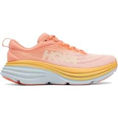Orange Running Shoes Hoka Bondi 8 W - Shell Coral/Peach Parfait