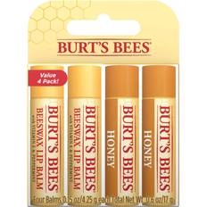 Kühlend Lippenpflege Burt's Bees Beeswax & Honey Lip Balm 4-pack