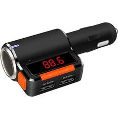 Teknikproffset FM Transmitter with Bluetooth Hands-Free Powerful Charger and Cigarette Socket