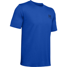 Under Armour Men's Sportstyle Left Chest Short Sleeve Shirt - Versa Blue/Black