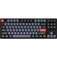 Gaming tastatur - Mekanisk Tastaturer Keychron K8 Pro QMK/VIA RGB Gateron G Pro Red (Nordic)