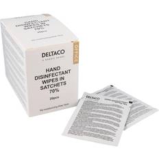 Wipes Hånddesinfeksjon Deltaco Hand Disinfectant Wipes In Sachets Deltaco Office 20-pack