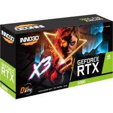 GeForce RTX 3080 Grafikkarten Inno3D GeForce RTX 3080 X3 LHR HDMI 3xDP 10GB