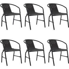 vidaXL 3107704 6-pack Garden Dining Chair
