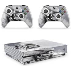 Xbox Series S Protection & Storage giZmoZ n gadgetZ Xbox One S Console Skin Decal Sticker + 2 Controller Skins - Trooper