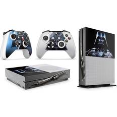 Xbox Series S Protection & Storage giZmoZ n gadgetZ Xbox One S Console Skin Decal Sticker + 2 Controller Skins - Vader