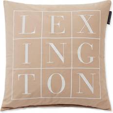 Lexington Logo Kissenbezug Beige (50x50cm)