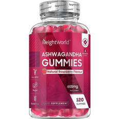 WeightWorld Ashwagandha Gummies Natural Raspberry Flavor 120 Stk.