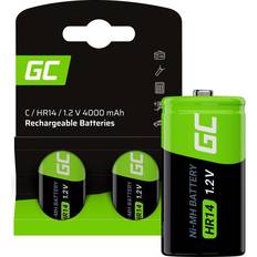 C (LR14) - Wiederaufladbare Standardakkus Batterien & Akkus Green Cell GR13 Compatible