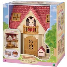Puppenhaus-Puppen Puppen & Puppenhäuser Sylvanian Families Red Roof Cosy Cottage Starter Home