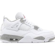 Herren Sneakers Nike Air Jordan 4 Retro White Oreo M - White/Tech Grey/Black/Fire Red