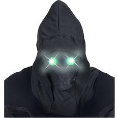 Ani-Motion-Masken Widmann Faceless Mask with Glowing Green Eyes