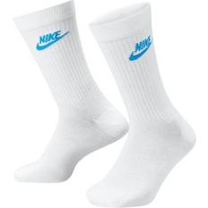 Blau Unterwäsche Nike Sportswear Everyday Essential Crew Socks 3pack - White