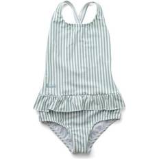 Liewood Liewood Amara Swimsuit SeerSucker - Y/D Stripe Sea Blue/White (LW14114-0935)