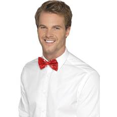 Smiffys Sequin Bow Tie Red