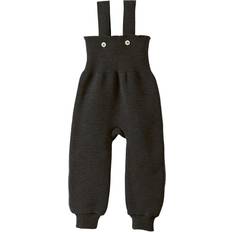 Schwarz Shellhosen Disana Kid’s Suspender Pants - Black