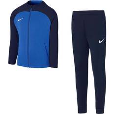 Blue tracksuit Barneklær Nike Kid's Dri-FIT Academy Pro Knit Football Tracksuit - Blue/Navy/White (DJ3363-463)
